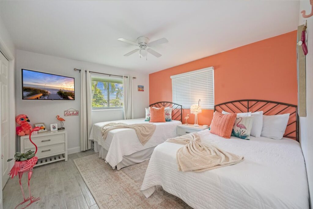 Bedroom 3 • 1 Queen Bed + 1 Double Bed